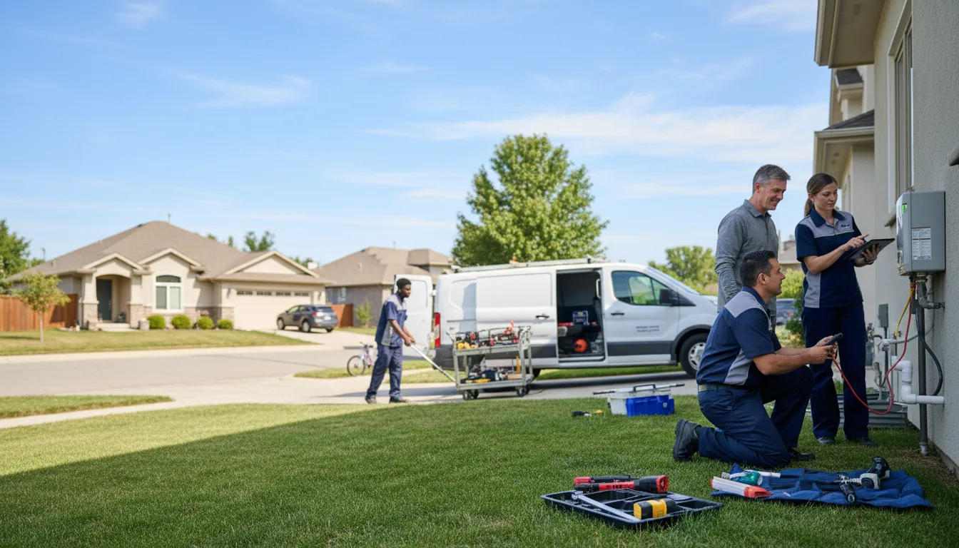 Tankless water heater service in Coleridge, NE